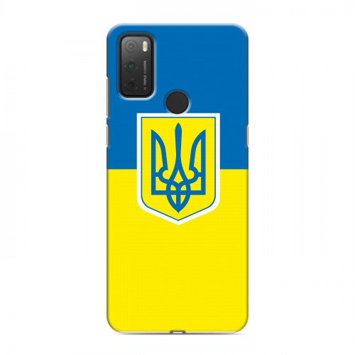 Дизайнерский силиконовый чехол для Alcatel 3L (2021) Флаг Украины