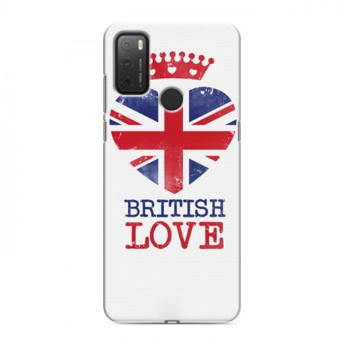 Дизайнерский силиконовый чехол для Alcatel 3L (2021) British love