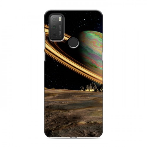 Дизайнерский силиконовый чехол для Alcatel 3L (2021) Сатурн
