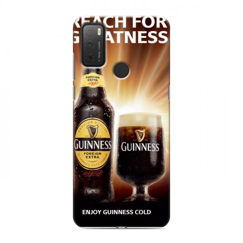 Дизайнерский силиконовый чехол для Alcatel 3L (2021) Guinness