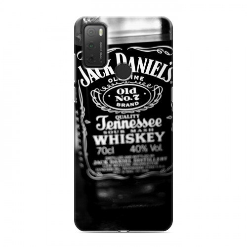 Дизайнерский силиконовый чехол для Alcatel 3L (2021) Jack Daniels
