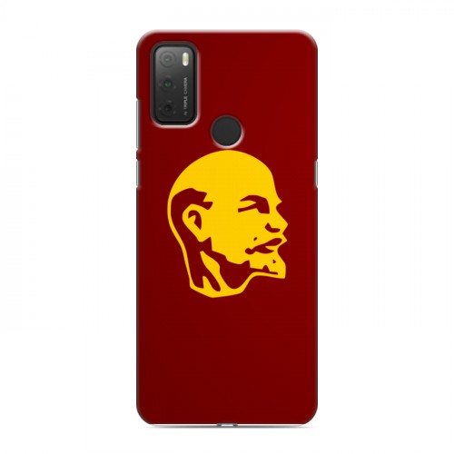 Дизайнерский силиконовый чехол для Alcatel 3L (2021) Владимир Ленин
