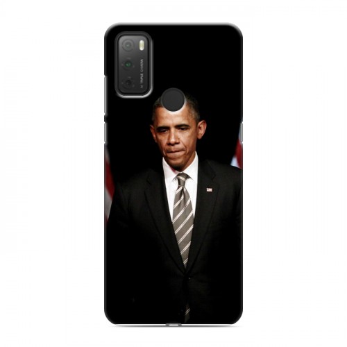 Дизайнерский силиконовый чехол для Alcatel 3L (2021) Барак Обама