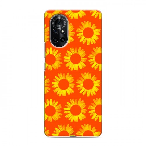 Дизайнерский силиконовый чехол для Huawei Nova 8 Монохромные цветы