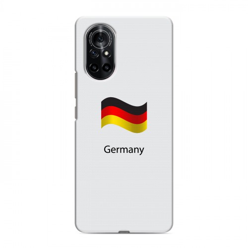 Дизайнерский силиконовый чехол для Huawei Nova 8 Флаг Германии