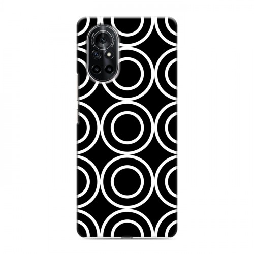 Дизайнерский силиконовый чехол для Huawei Nova 8 Черно-белые фантазии