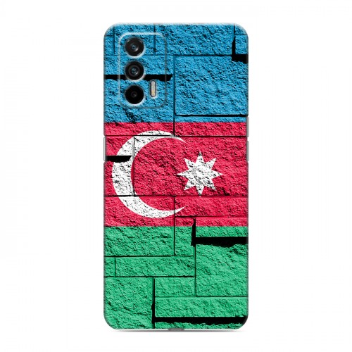 Дизайнерский силиконовый чехол для Realme GT Флаг Азербайджана