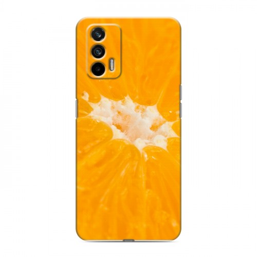 Дизайнерский силиконовый чехол для Realme GT Апельсины