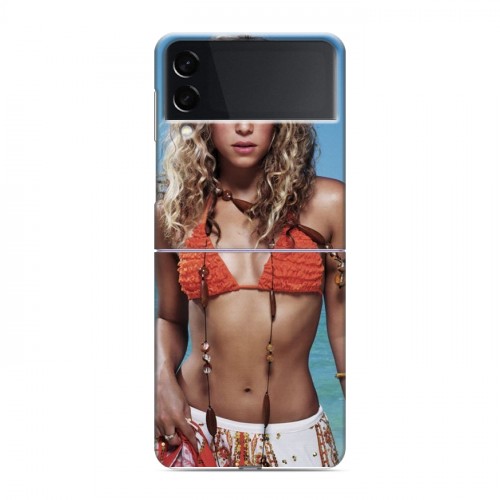 Дизайнерский пластиковый чехол для Samsung Galaxy Z Flip 3 Shakira