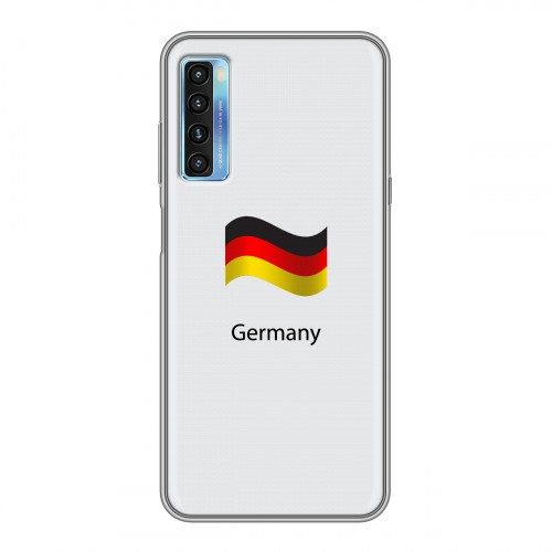 Дизайнерский силиконовый чехол для TCL 20L Флаг Германии