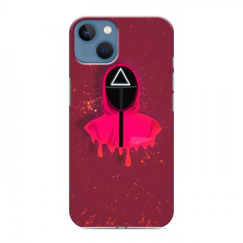 Дизайнерский силиконовый чехол для Iphone 13 Игра в кальмара