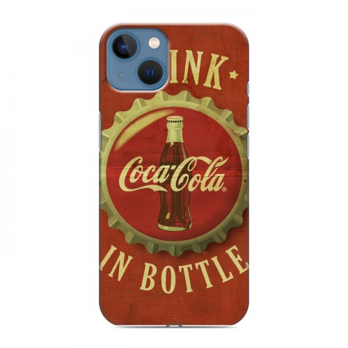 Дизайнерский силиконовый чехол для Iphone 13 Coca-cola