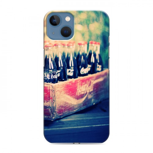 Дизайнерский силиконовый чехол для Iphone 13 Coca-cola