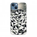 Дизайнерский силиконовый чехол для Iphone 13 Маски Black White