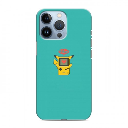 Дизайнерский силиконовый чехол для Iphone 13 Pro Pokemo Go