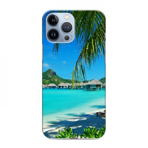Дизайнерский силиконовый чехол для Iphone 13 Pro Max пляж