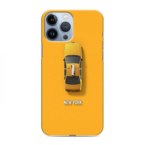 Дизайнерский силиконовый чехол для Iphone 13 Pro Max Нью-Йорк