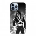 Дизайнерский силиконовый чехол для Iphone 13 Pro Max Майкл Джексон