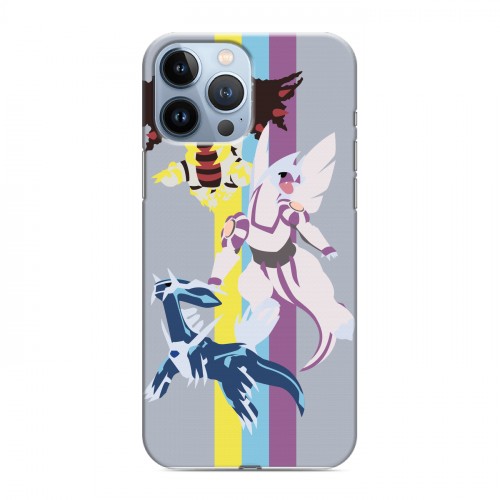 Дизайнерский пластиковый чехол для Iphone 13 Pro Max Покемоны