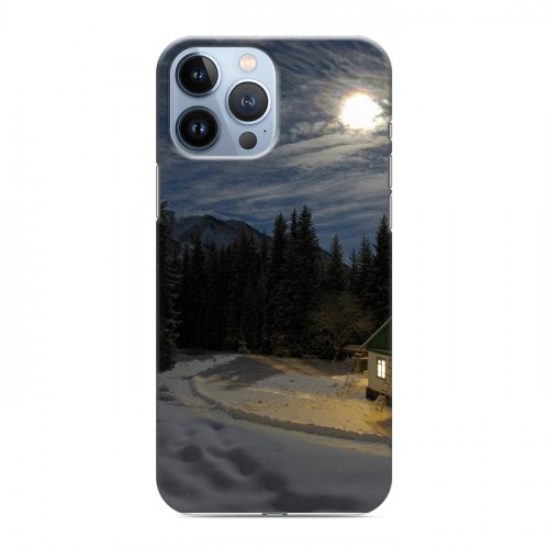 Дизайнерский силиконовый чехол для Iphone 13 Pro Max Луна
