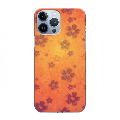 Дизайнерский силиконовый чехол для Iphone 13 Pro Max Цветочные мотивы