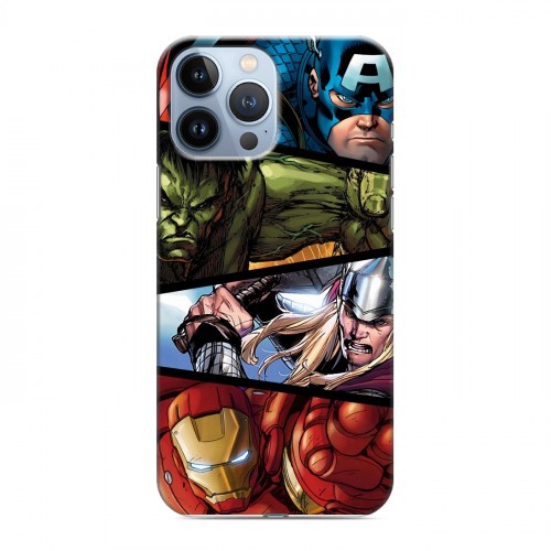 Дизайнерский силиконовый чехол для Iphone 13 Pro Max Мстители