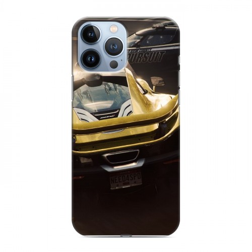 Дизайнерский силиконовый чехол для Iphone 13 Pro Max Need for speed