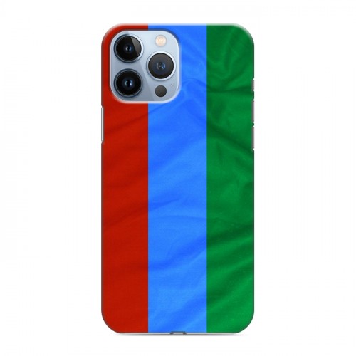 Дизайнерский силиконовый чехол для Iphone 13 Pro Max Флаг Дагестана