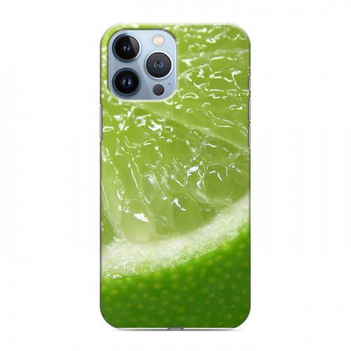 Дизайнерский силиконовый чехол для Iphone 13 Pro Max Лайм