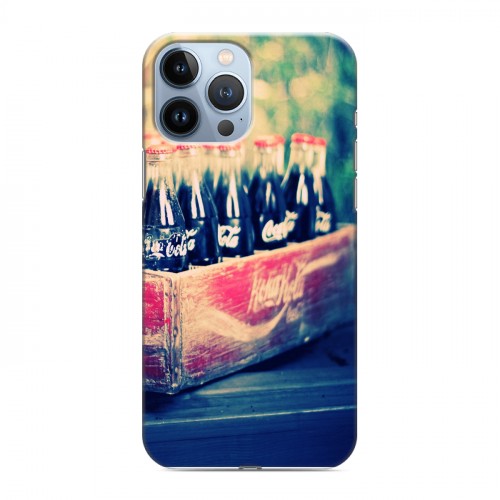 Дизайнерский силиконовый чехол для Iphone 13 Pro Max Coca-cola