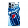 Дизайнерский пластиковый чехол для Iphone 13 Pro Max Pepsi