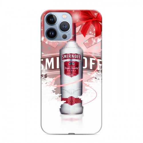 Дизайнерский силиконовый чехол для Iphone 13 Pro Max Smirnoff