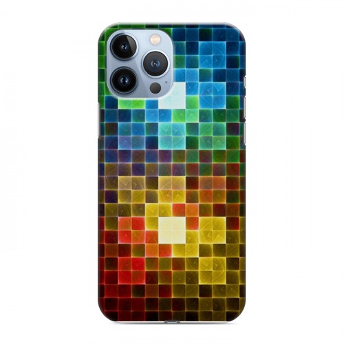 Дизайнерский силиконовый чехол для Iphone 13 Pro Max Геометрия радости