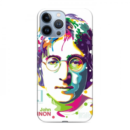 Дизайнерский силиконовый чехол для Iphone 13 Pro Max Джон Леннон