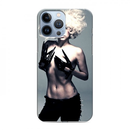 Дизайнерский пластиковый чехол для Iphone 13 Pro Max Леди Гага