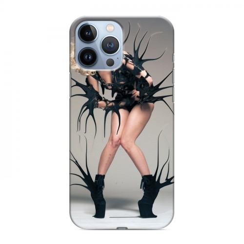 Дизайнерский силиконовый чехол для Iphone 13 Pro Max Леди Гага