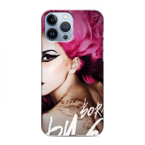 Дизайнерский силиконовый чехол для Iphone 13 Pro Max Леди Гага