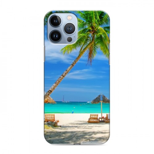 Дизайнерский пластиковый чехол для Iphone 13 Pro Max Пляж