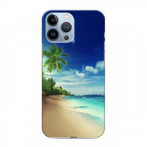 Дизайнерский пластиковый чехол для Iphone 13 Pro Max Пляж