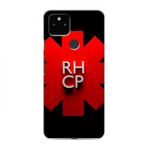 Дизайнерский силиконовый с усиленными углами чехол для Google Pixel 5a 5G Red Hot Chili Peppers