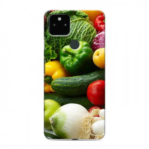 Дизайнерский пластиковый чехол для Google Pixel 5a 5G Овощи
