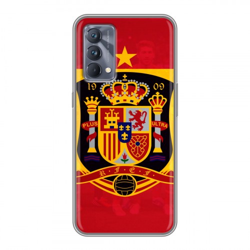 Дизайнерский силиконовый с усиленными углами чехол для Realme GT Master Edition флаг Испании