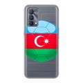 Полупрозрачный дизайнерский пластиковый чехол для Realme GT Master Edition Флаг Азербайджана