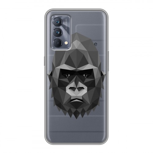 Полупрозрачный дизайнерский пластиковый чехол для Realme GT Master Edition Прозрачные обезьяны