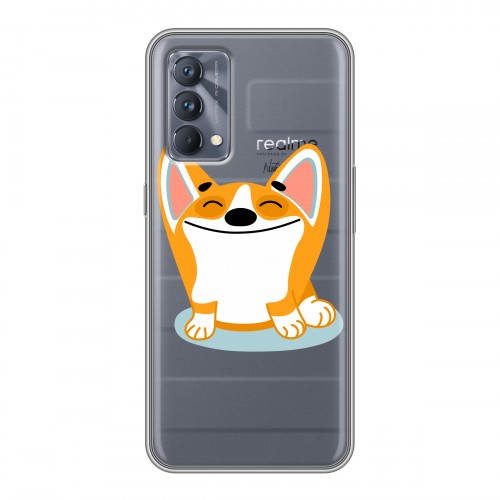 Полупрозрачный дизайнерский пластиковый чехол для Realme GT Master Edition Прозрачные собаки