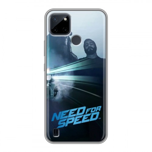 Дизайнерский силиконовый чехол для Realme C21Y Need For Speed