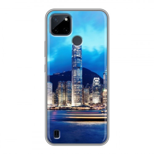 Дизайнерский силиконовый чехол для Realme C21Y Гонконг