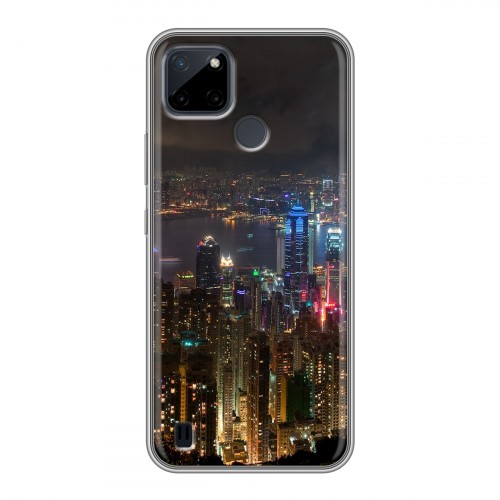 Дизайнерский силиконовый чехол для Realme C21Y Гонконг