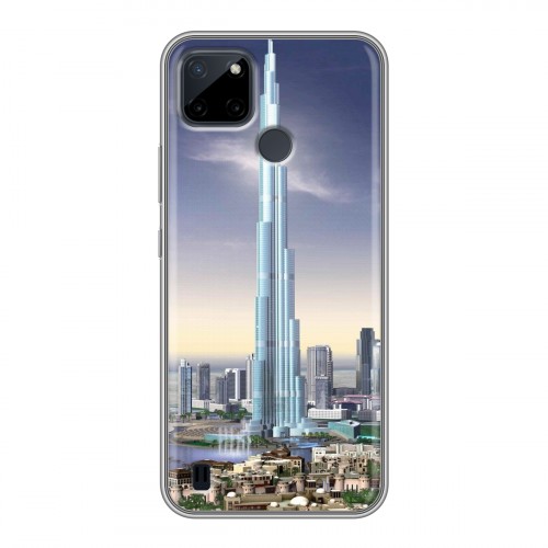 Дизайнерский силиконовый чехол для Realme C21Y Дубаи