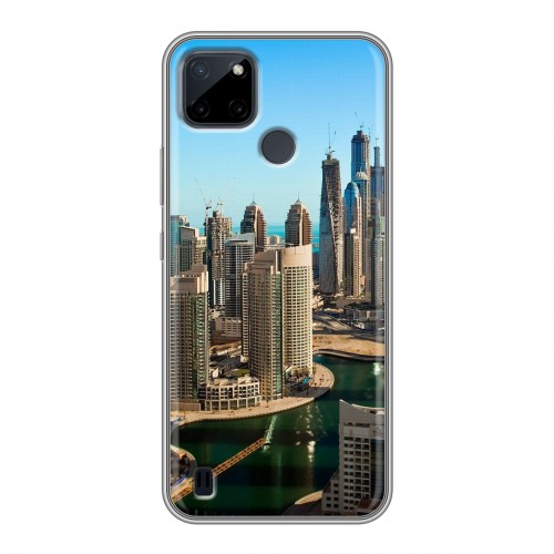 Дизайнерский силиконовый чехол для Realme C21Y Дубаи